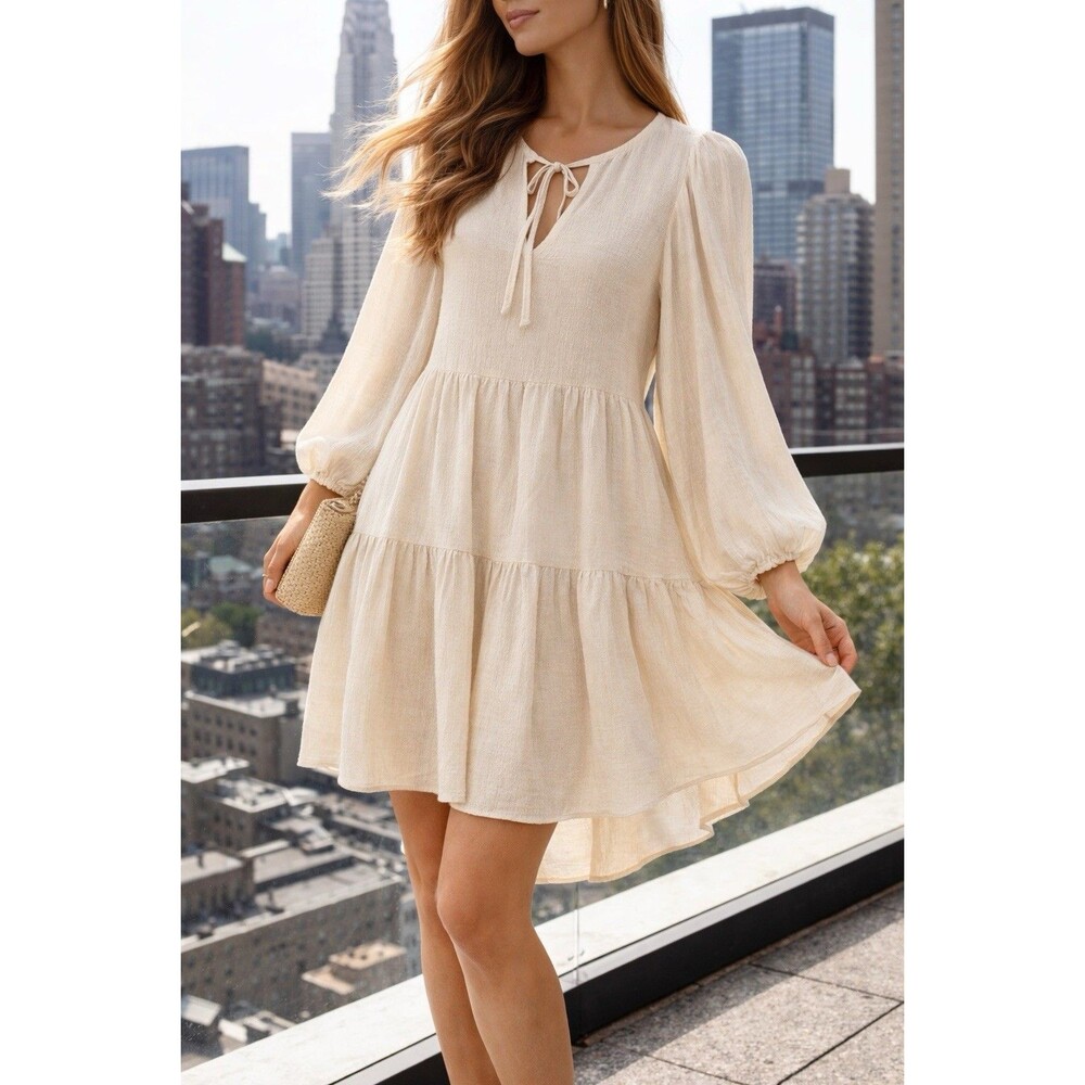 ANINE BING Madison Dress XS Lined Boho